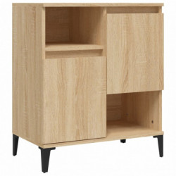 Sideboards 2 Stk. Sonoma-Eiche 60x35x70 cm Holzwerkstoff