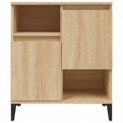 Sideboards 2 Stk. Sonoma-Eiche 60x35x70 cm Holzwerkstoff