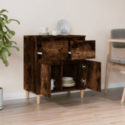 Sideboard Räuchereiche 60x35x70 cm Holzwerkstoff