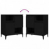 Sideboards 3 Stk. Schwarz 60x35x70 cm Holzwerkstoff