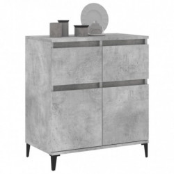 Sideboard Betongrau 60x35x70 cm Holzwerkstoff