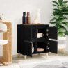 Sideboard Schwarz 60x35x70 cm Holzwerkstoff