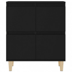 Sideboard Schwarz 60x35x70 cm Holzwerkstoff