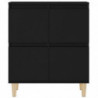 Sideboard Schwarz 60x35x70 cm Holzwerkstoff