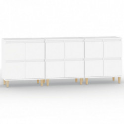 Sideboards 3 Stk. Weiß 60x35x70 cm Holzwerkstoff