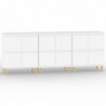 Sideboards 3 Stk. Weiß 60x35x70 cm Holzwerkstoff