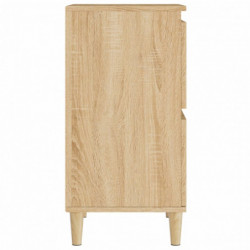 Sideboards 3 Stk. Sonoma-Eiche 60x35x70 cm Holzwerkstoff