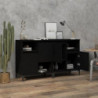 Sideboards 2 Stk. Schwarz 60x35x70 cm Holzwerkstoff