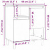 Sideboards 3 Stk. Braun Eichen-Optik 60x35x70 cm Holzwerkstoff