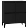 Sideboard Schwarz 60x35x70 cm Holzwerkstoff