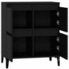 Sideboard Schwarz 60x35x70 cm Holzwerkstoff