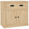 Sideboard Sonoma-Eiche 70x35,5x67,5 cm Holzwerkstoff