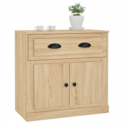 Sideboard Sonoma-Eiche 70x35,5x67,5 cm Holzwerkstoff