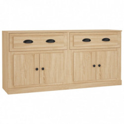 Sideboards 2 Stk. Sonoma-Eiche Holzwerkstoff