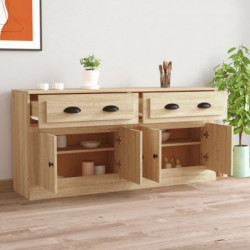 Sideboards 2 Stk. Sonoma-Eiche Holzwerkstoff