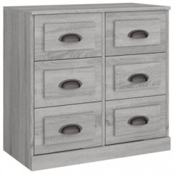 Sideboard Grau Sonoma 70x35,5x67,5 cm Holzwerkstoff