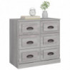 Sideboard Grau Sonoma 70x35,5x67,5 cm Holzwerkstoff