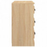 Sideboard Sonoma-Eiche 70x35,5x67,5 cm Holzwerkstoff