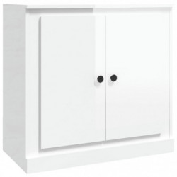 Sideboard Hochglanz-Weiß 70x35,5x67,5 cm Holzwerkstoff