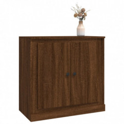 Sideboard Braun Eichen-Optik 70x35,5x67,5 cm Holzwerkstoff