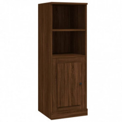 Highboard Braun Eichen-Optik 36x35,5x103,5 cm Holzwerkstoff