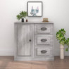 Sideboard Grau Sonoma 70x35,5x67,5 cm Holzwerkstoff