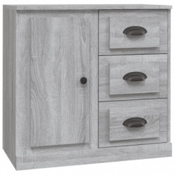 Sideboard Grau Sonoma 70x35,5x67,5 cm Holzwerkstoff