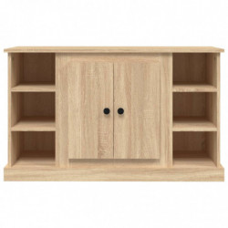 Sideboard Sonoma-Eiche 100x35,5x60 cm Holzwerkstoff