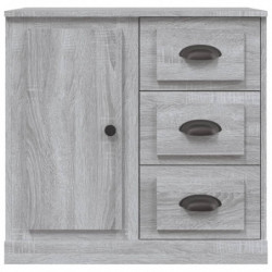 Sideboards 2 Stk. Grau Sonoma Holzwerkstoff