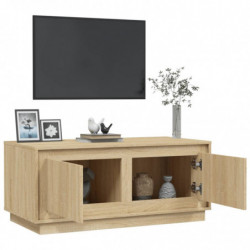 Couchtisch Sonoma-Eiche 102x50x44 cm Holzwerkstoff