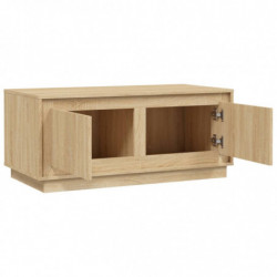 Couchtisch Sonoma-Eiche 102x50x44 cm Holzwerkstoff