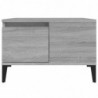 Couchtisch Grau Sonoma 55x55x36,5 cm Holzwerkstoff