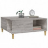 Couchtisch Grau Sonoma 80x80x36,5 cm Holzwerkstoff