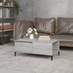 Couchtisch Grau Sonoma 90x50x36,5 cm Holzwerkstoff