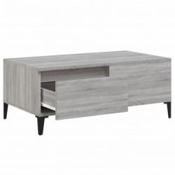 Couchtisch Grau Sonoma 90x50x36,5 cm Holzwerkstoff