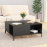 Couchtisch Schwarz 80x80x36,5 cm Holzwerkstoff