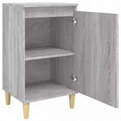 Nachttisch Grau Sonoma 40x35x70 cm Holzwerkstoff