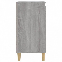 Nachttisch Grau Sonoma 40x35x70 cm Holzwerkstoff