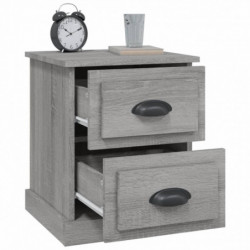 Nachttisch Grau Sonoma 39x39x47,5 cm Holzwerkstoff