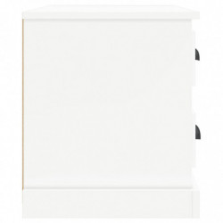 Nachttisch Weiß 60x39x45 cm