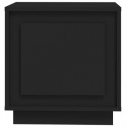 Nachttisch Schwarz 44x35x45 cm Holzwerkstoff