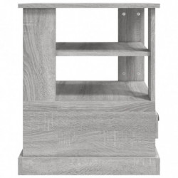 Beistelltisch Grau Sonoma 50x50x60 cm Holzwerkstoff