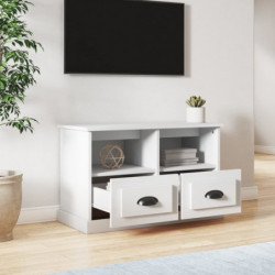 TV-Schrank Weiß 80x35x50 cm Holzwerkstoff