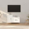 2-tlg. TV-Schrank-Set Weiß Holzwerkstoff