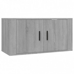 2-tlg. TV-Schrank-Set Grau Sonoma Holzwerkstoff