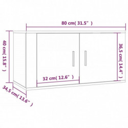 3-tlg. TV-Schrank-Set Sonoma-Eiche Holzwerkstoff