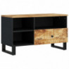 TV-Schrank 80x33x46 cm Massivholz Mango & Holzwerkstoff