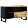 TV-Schrank 80x33x46 cm Massivholz Mango & Holzwerkstoff