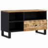 TV-Schrank 80x33x46 cm Massivholz Mango & Holzwerkstoff