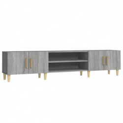 TV-Schrank Grau Sonoma 180x31,5x40 cm Holzwerkstoff